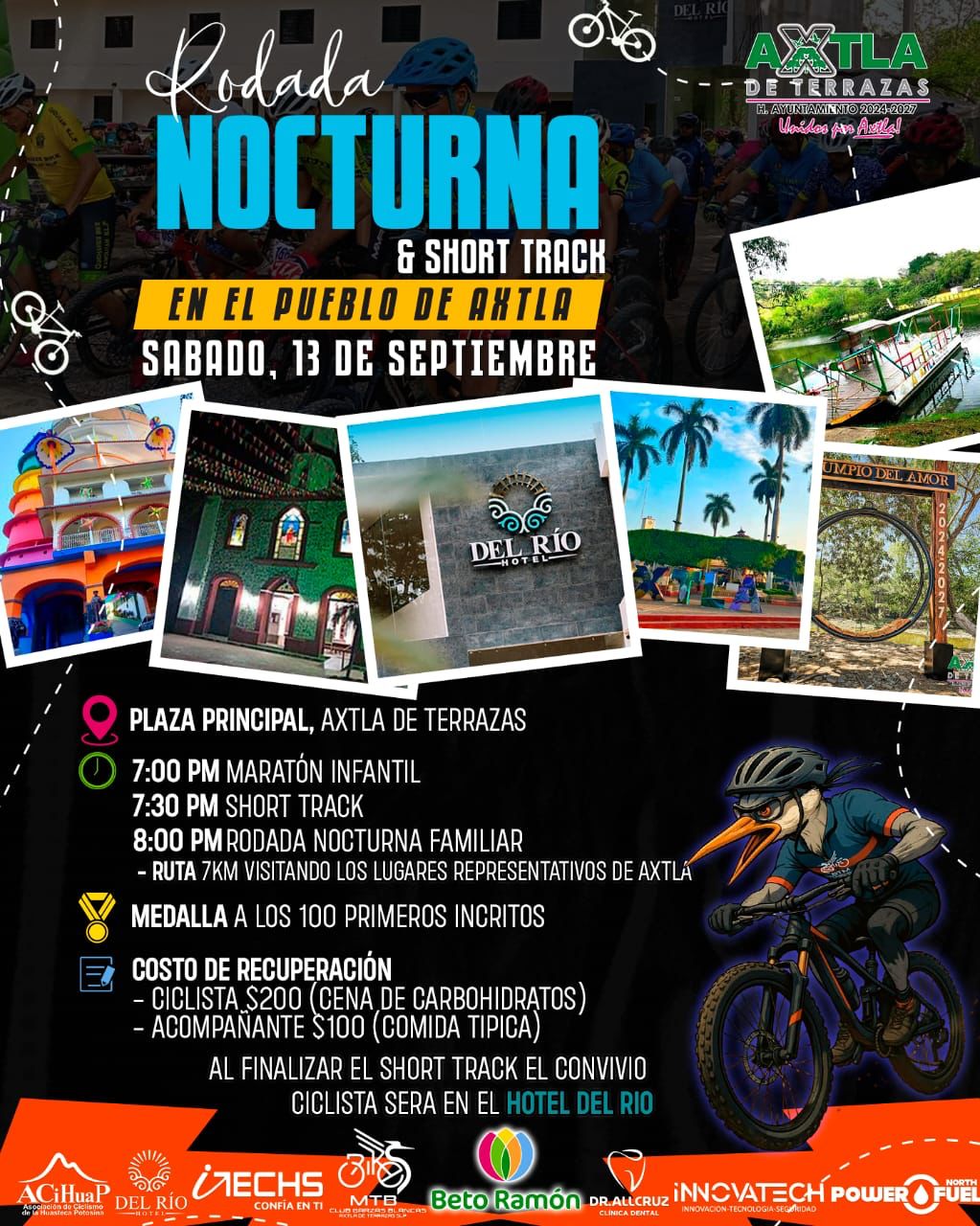 Flyer informativo del evento